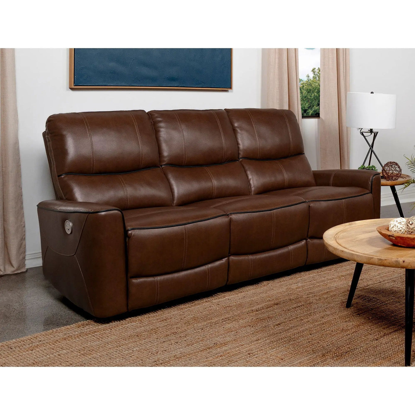 Ashland - Power Reclining Sofa With USB Charging by HouseOfZazla