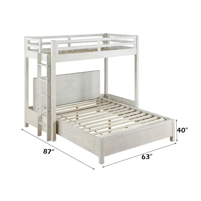 Celerina - Queen Bed - Weathered White by Unique Piece Furniture
