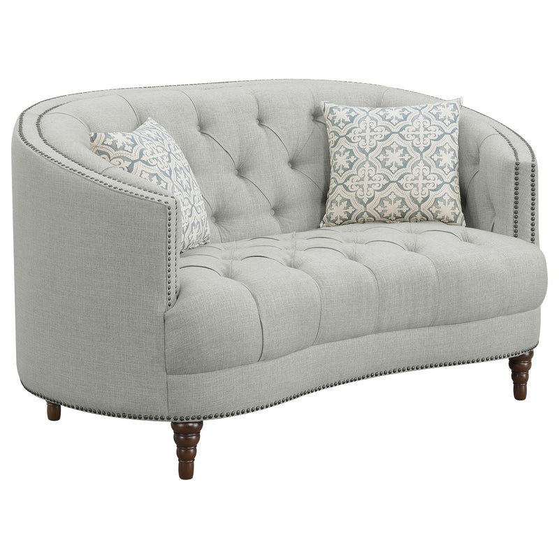 Veronica - Sofa And Loveseat 2 Piece Living Room Set - Gray by HouseOfZazla