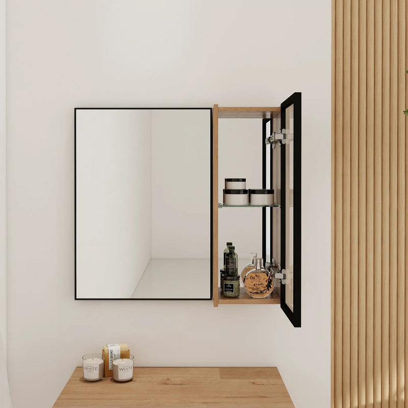 10'' Bathroom Wall Mirror Cabinet with Acrylic Door by HouseOfZazla