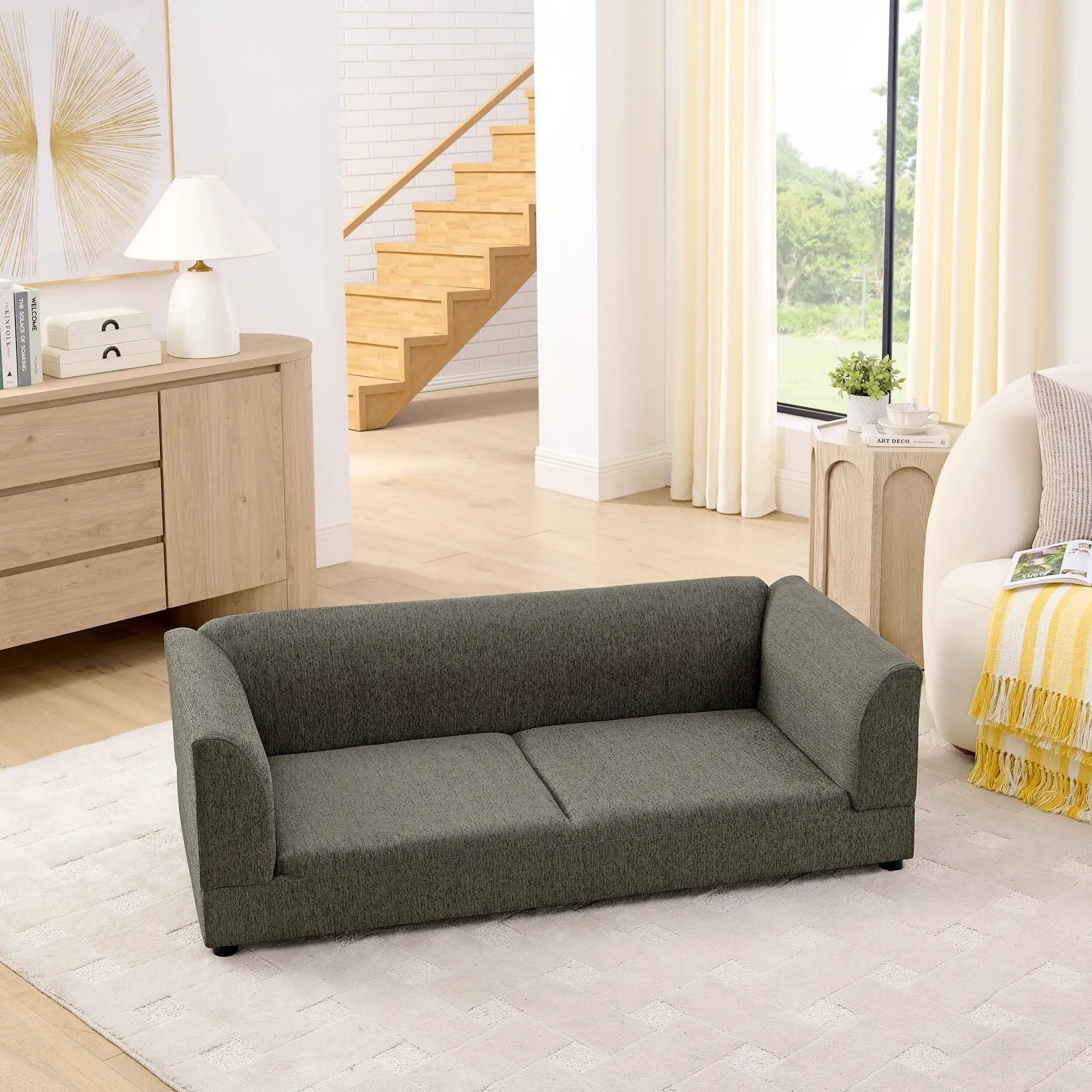 Comfortable Oversized Pet Sofa for Medium/Large Dogs by HouseOfZazla