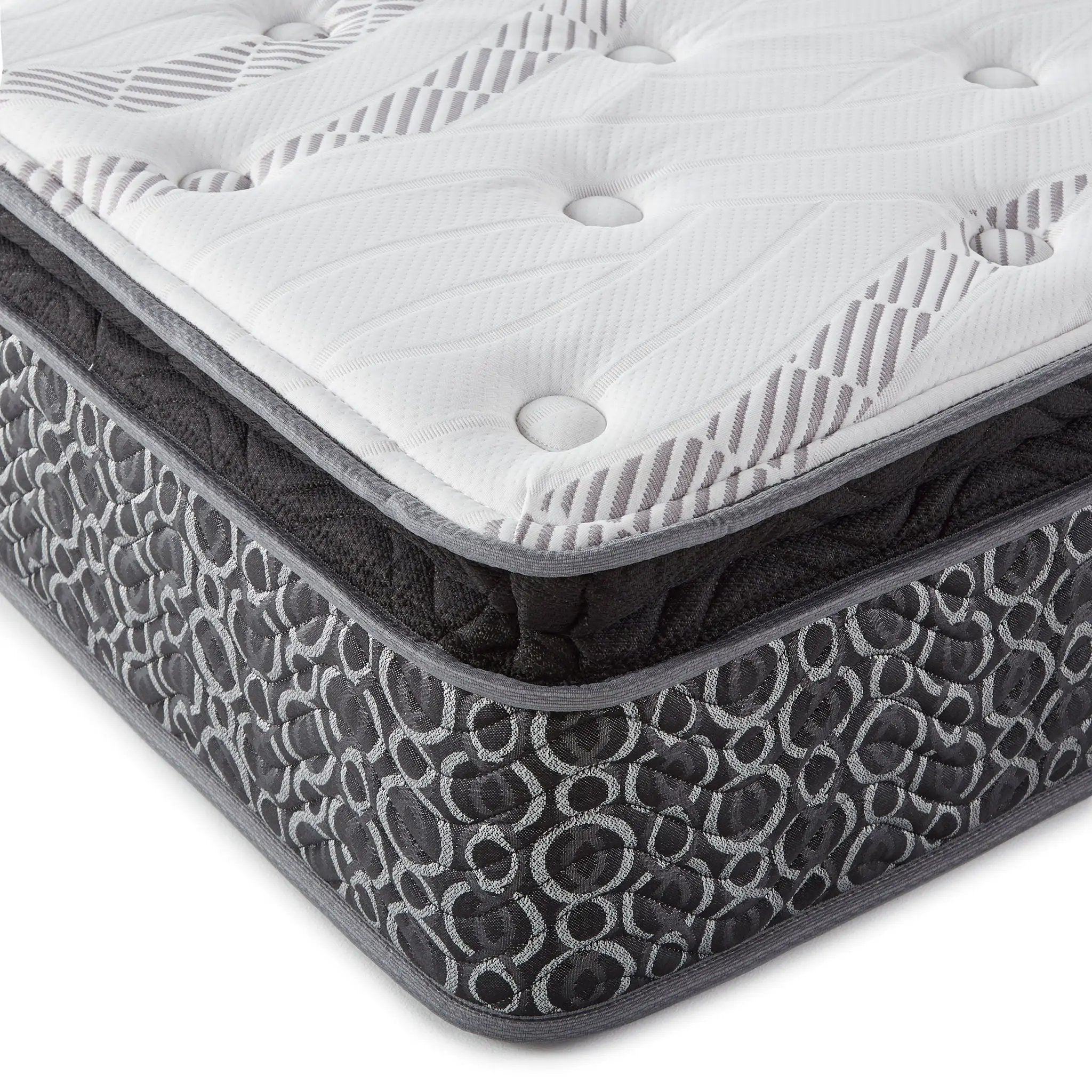 Hayes 11-inch Eastern King Pillow Top Foam Hybrid Mattress by Unique Piece Furniture
