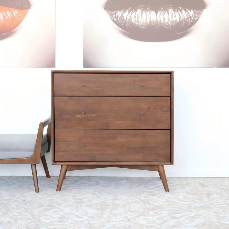 Caroline - Dresser 3 Drawer - Brown / Wood by Unique Piece Furniture