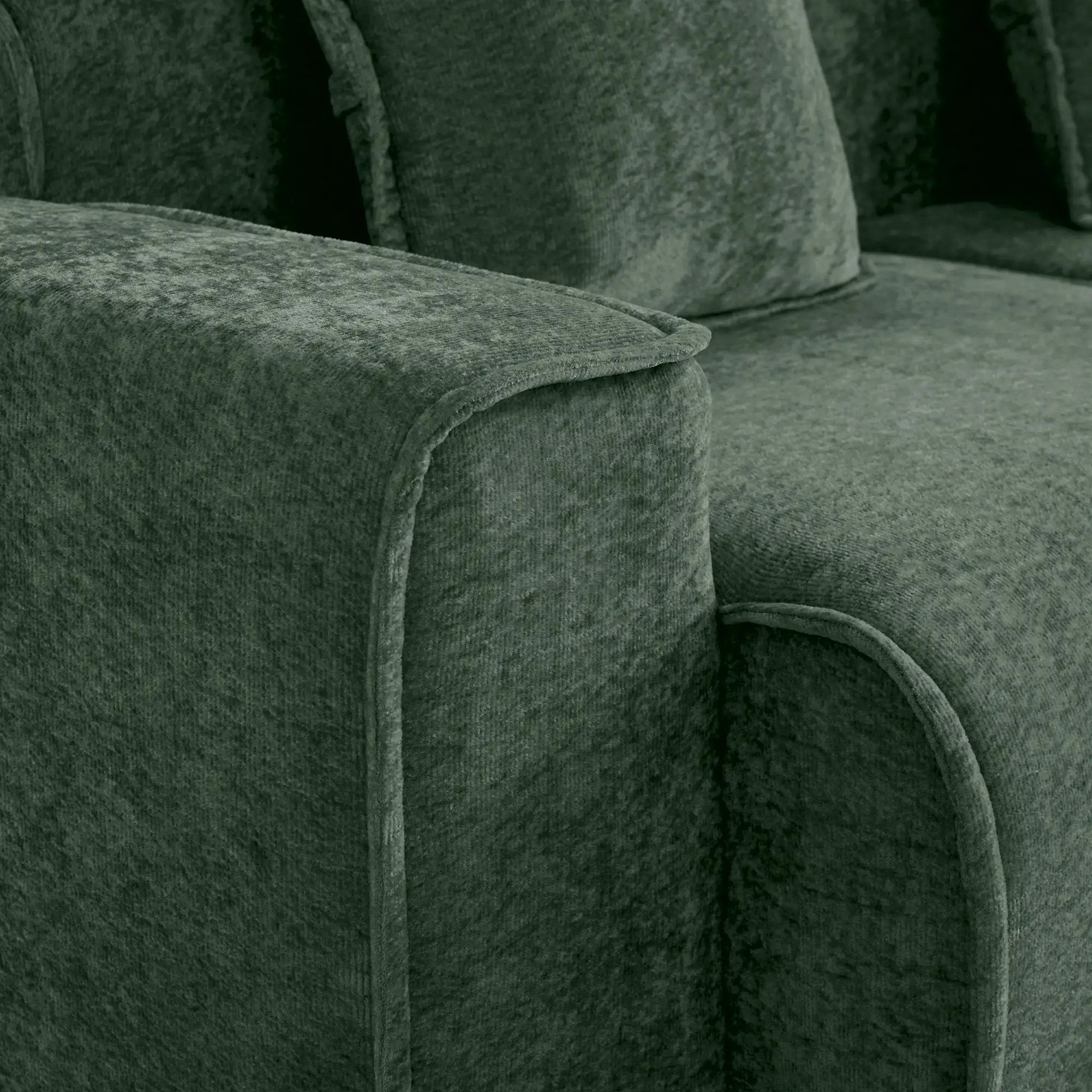 Streamlined Design Modular 2 Seat L Shape Sectional Sofa by HouseOfZazla