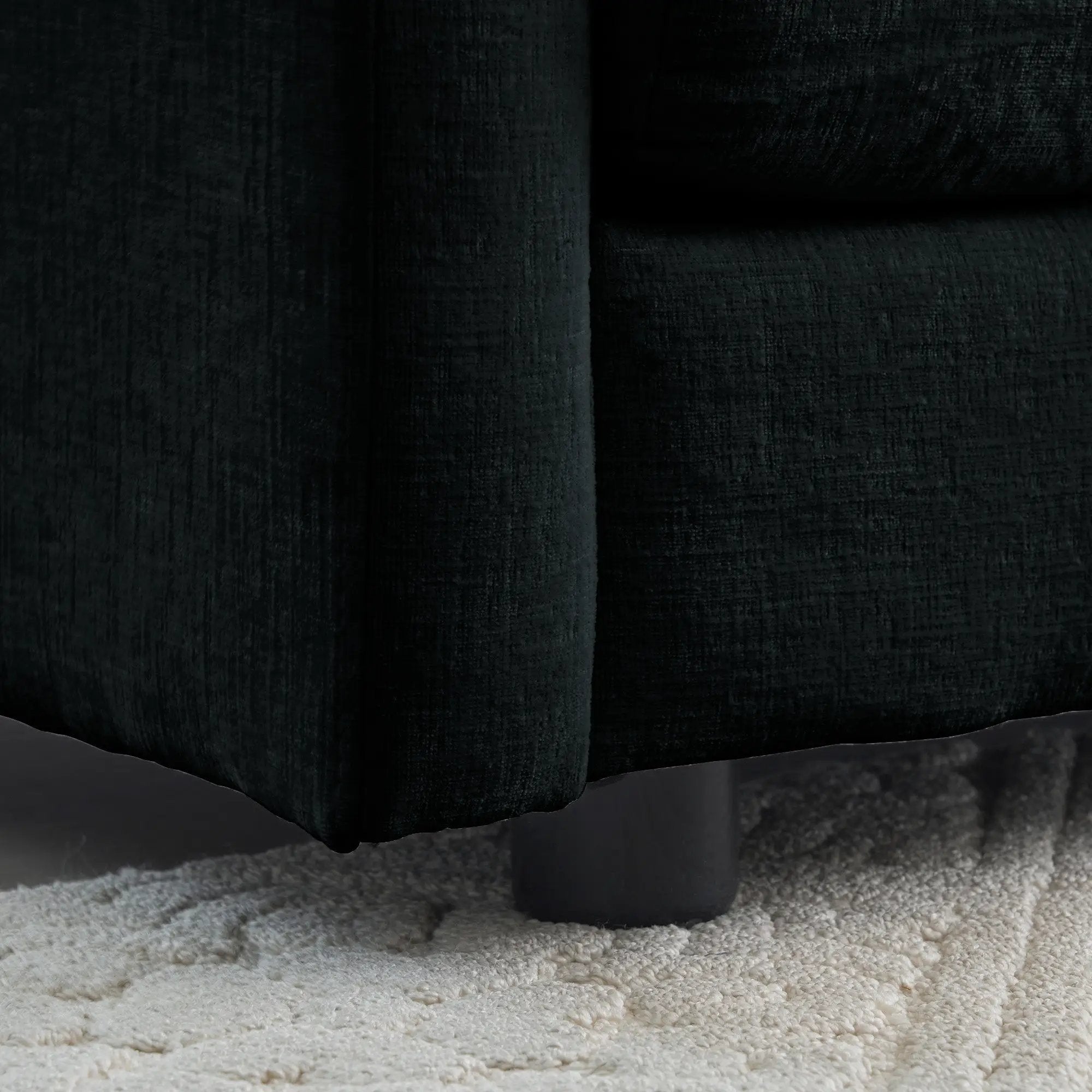 Chenille Fabric Ottomans Footrest to Combine with Sofas by HouseOfZazla