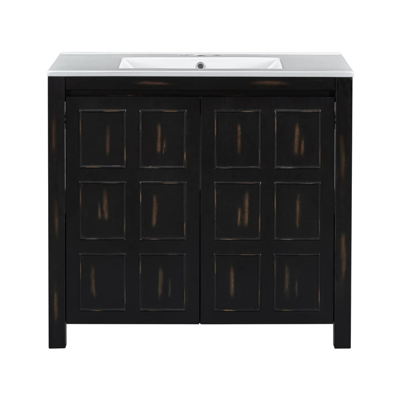 Bathroom Vanity Organizer With Sink, Combo Cabinet Set, Bathroom Storage Cabinet