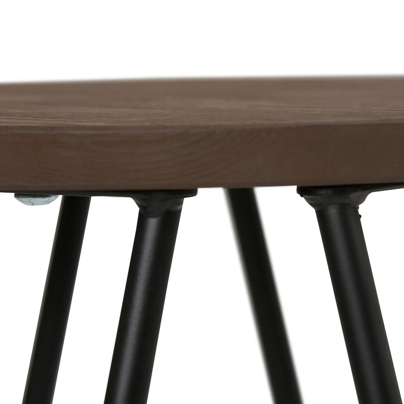 Simeon - Multifunctional Metal Stool With Wood Seat by HouseOfZazla