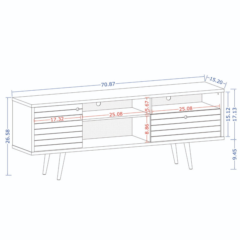 Liberty - TV Stand With Wire Management by HouseOfZazla