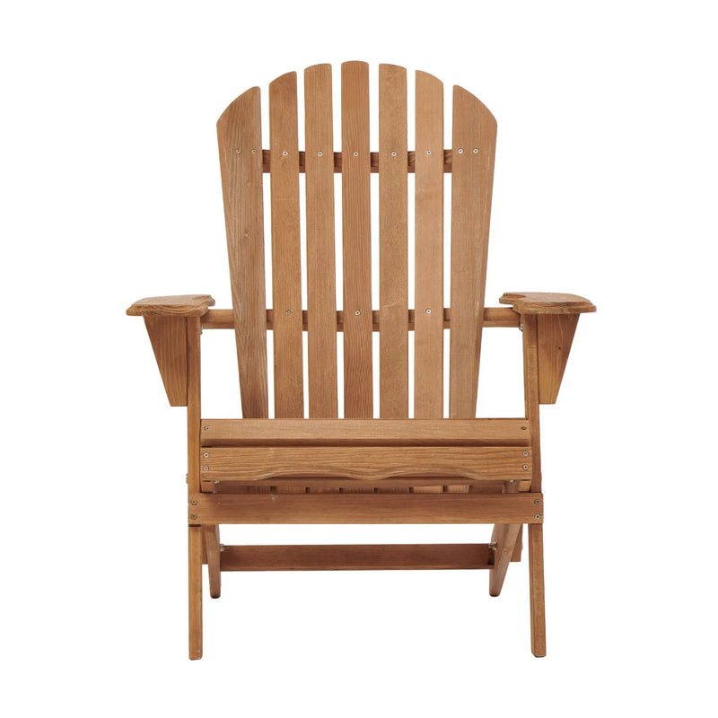 Oversize Outdoor Folding Adirondack Chair, Patio Chair For Garden by HouseOfZazla
