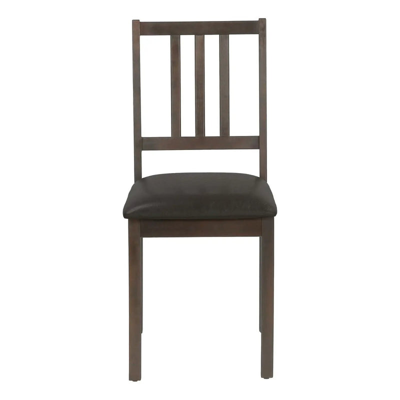 Dining Chair, Side, Upholstered For Dining Room, Transitional (Set of 2) - Brown by Unique Piece Furniture