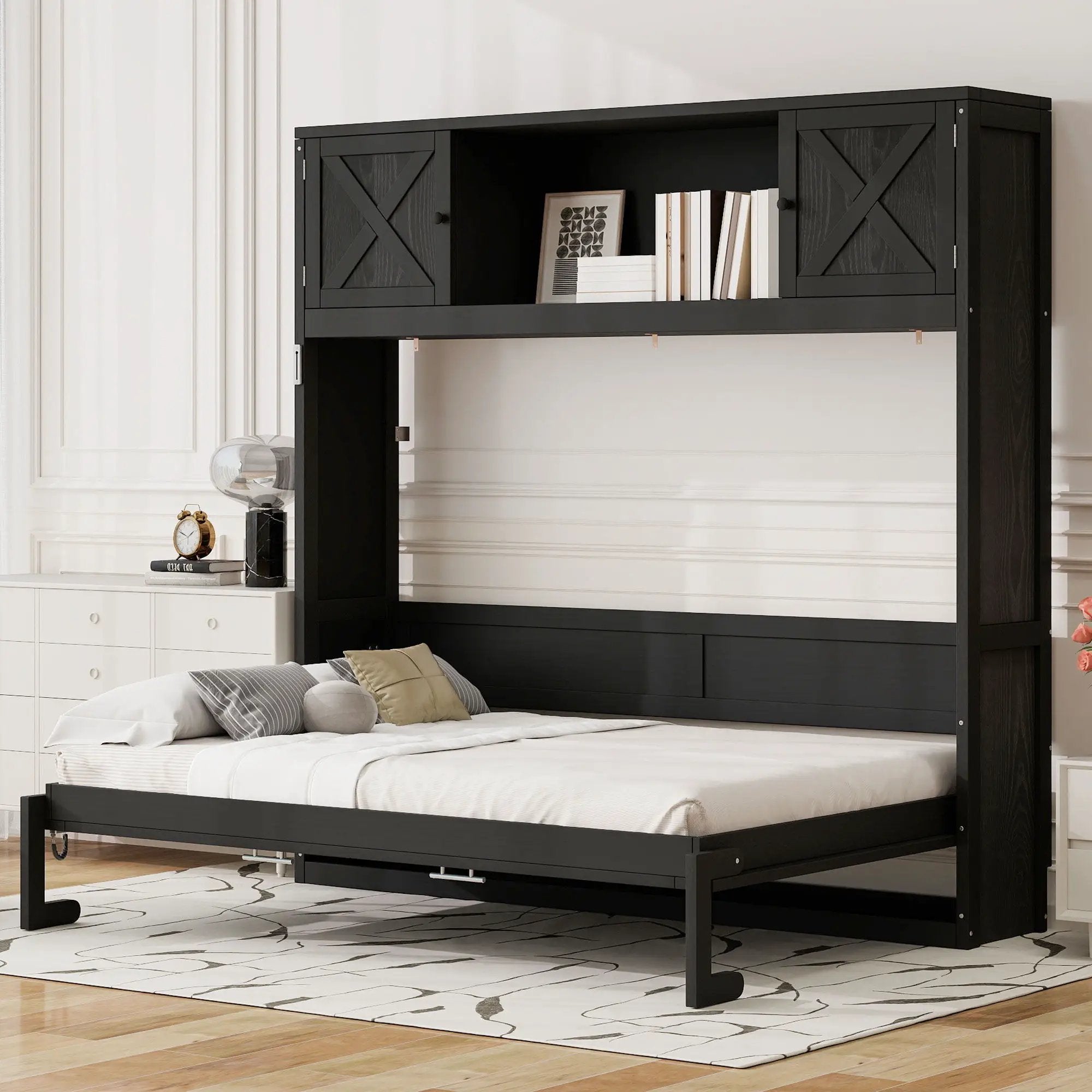 Murphy Bed With Storage Cabinets by Unique Piece Furniture