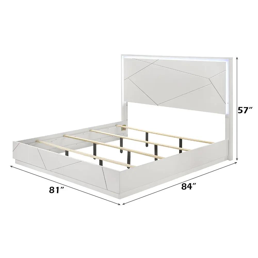 Esther - Bed With LED by Unique Piece Furniture