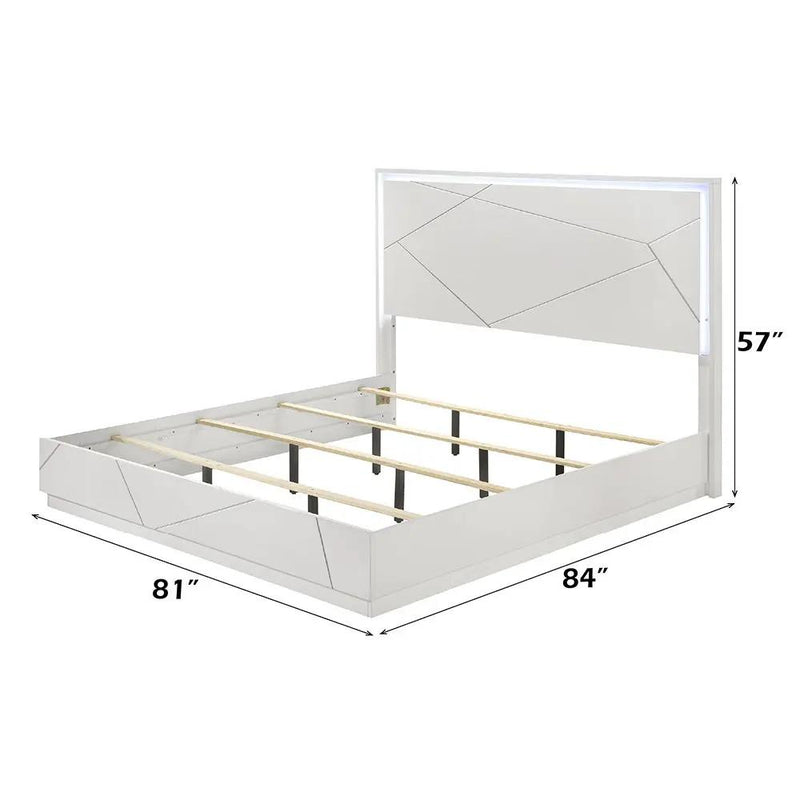 Esther - Bed With LED by Unique Piece Furniture