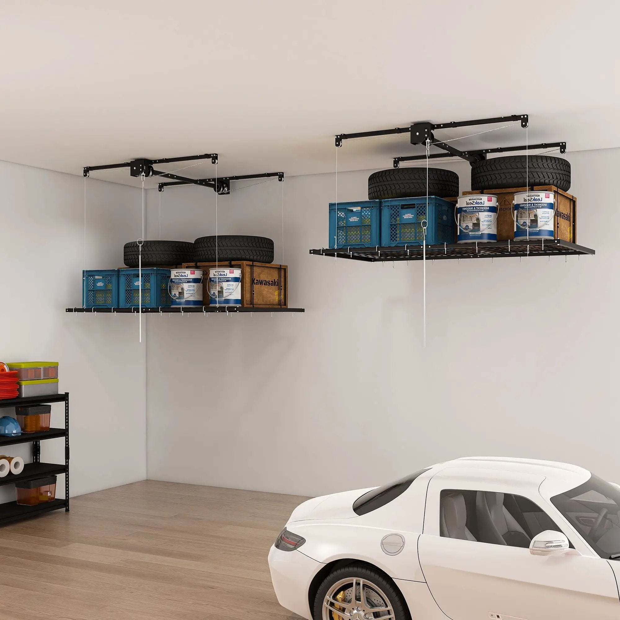 Overhead Garage Storage Rack by HouseOfZazla