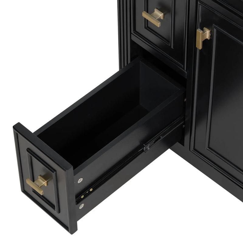 24-Inch Bathroom Vanity with Sink and Solid Wood Cabinet by HouseOfZazla