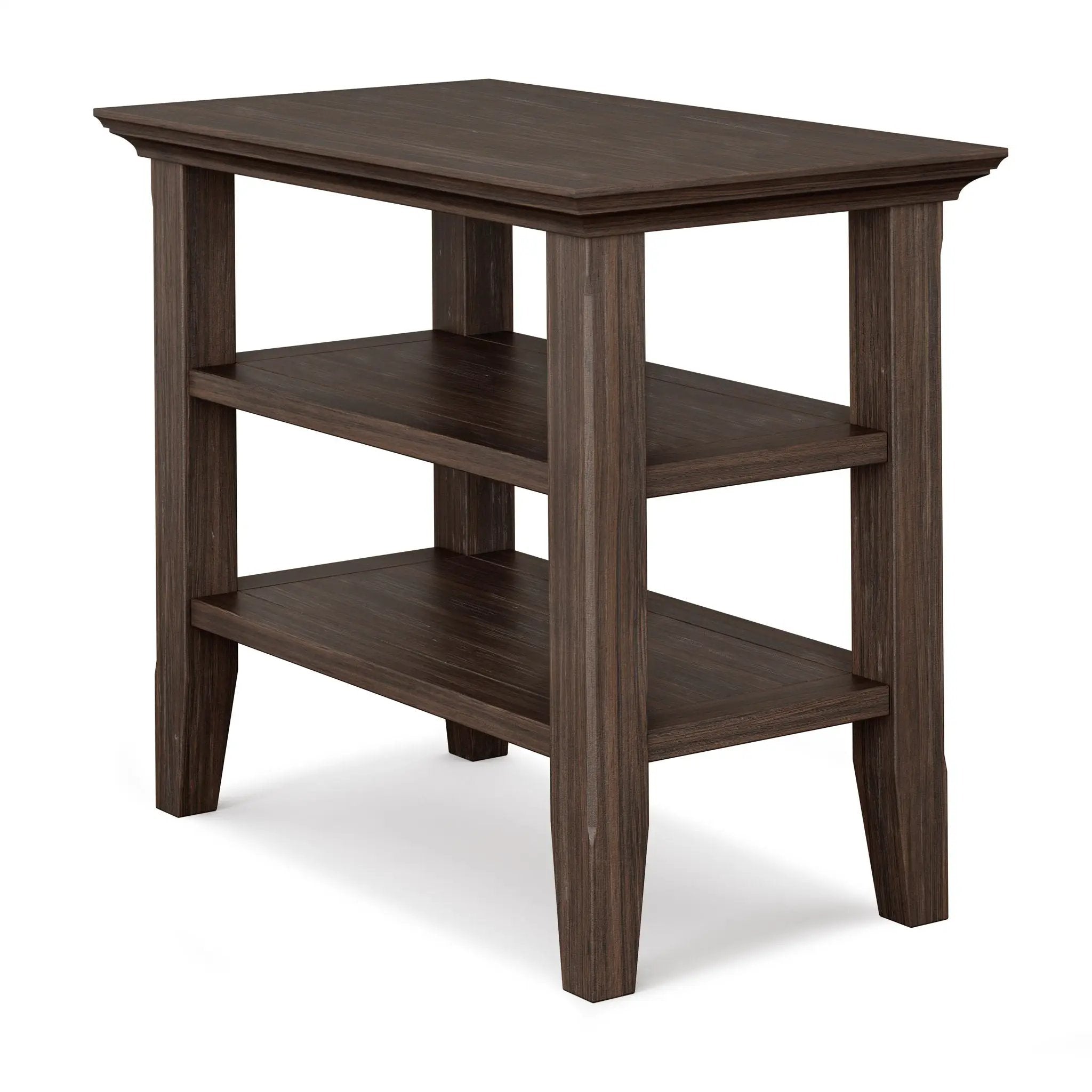 Acadian - Narrow Side Table - Farmhouse Brown by HouseOfZazla