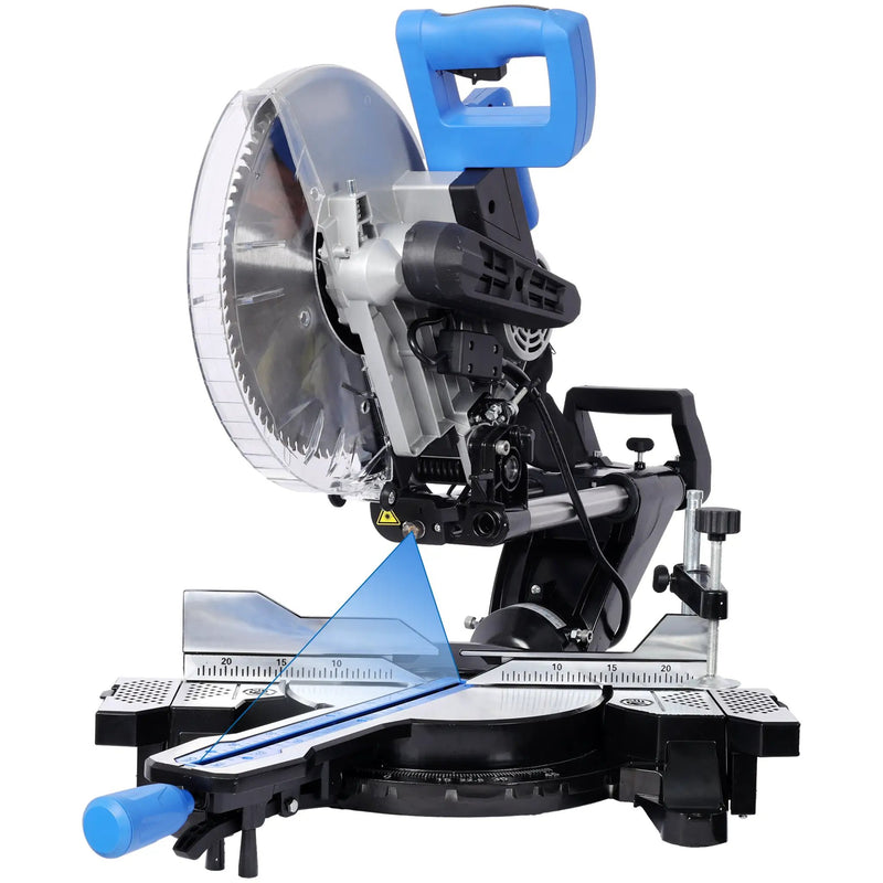 12 Inch Dual Bevel Sliding Miter Saw with Laser Guide by HouseOfZazla