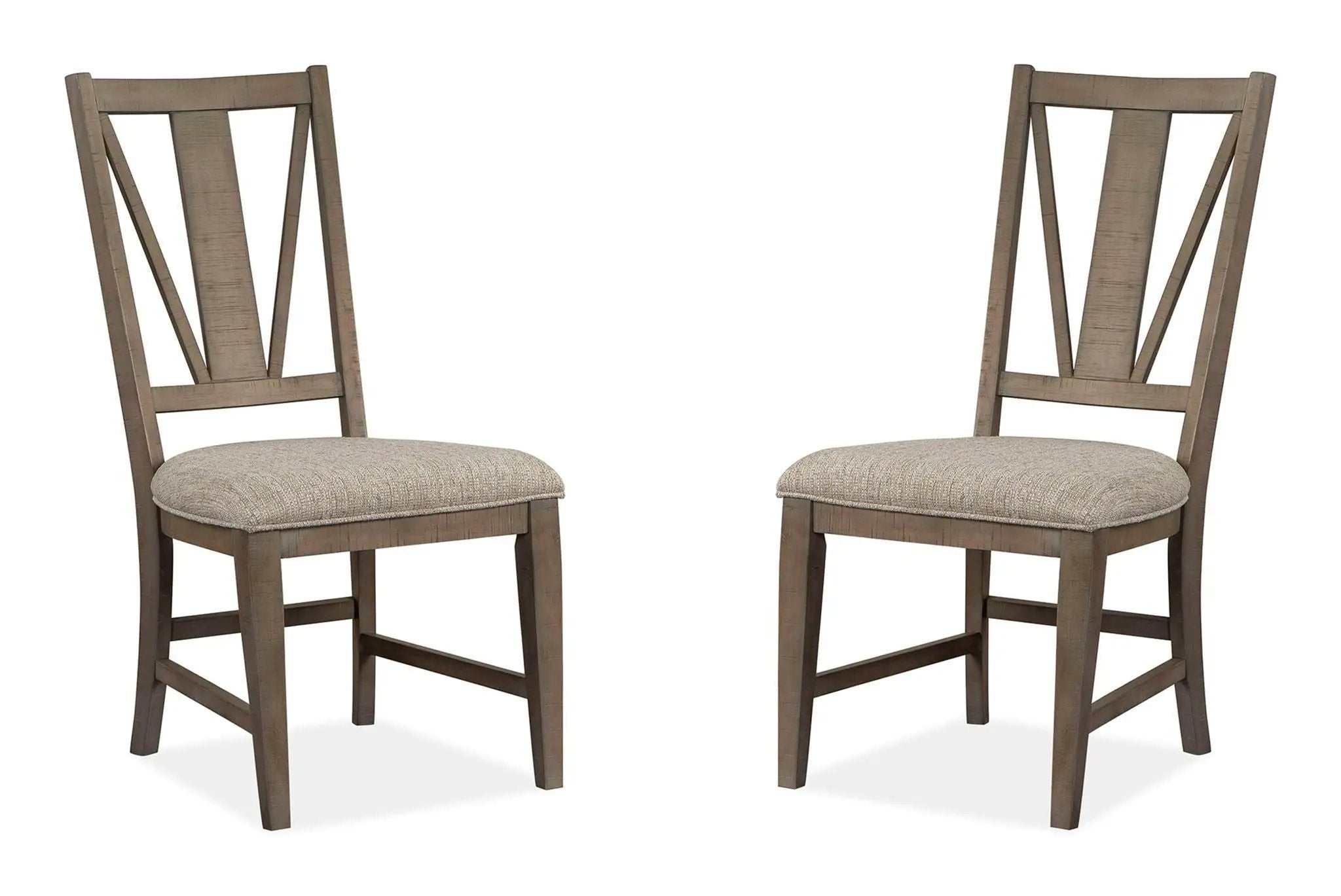Paxton Place - Dining Side Chair With Upholstered Seat (Set of 2) - Dovetail Gray by Unique Piece Furniture