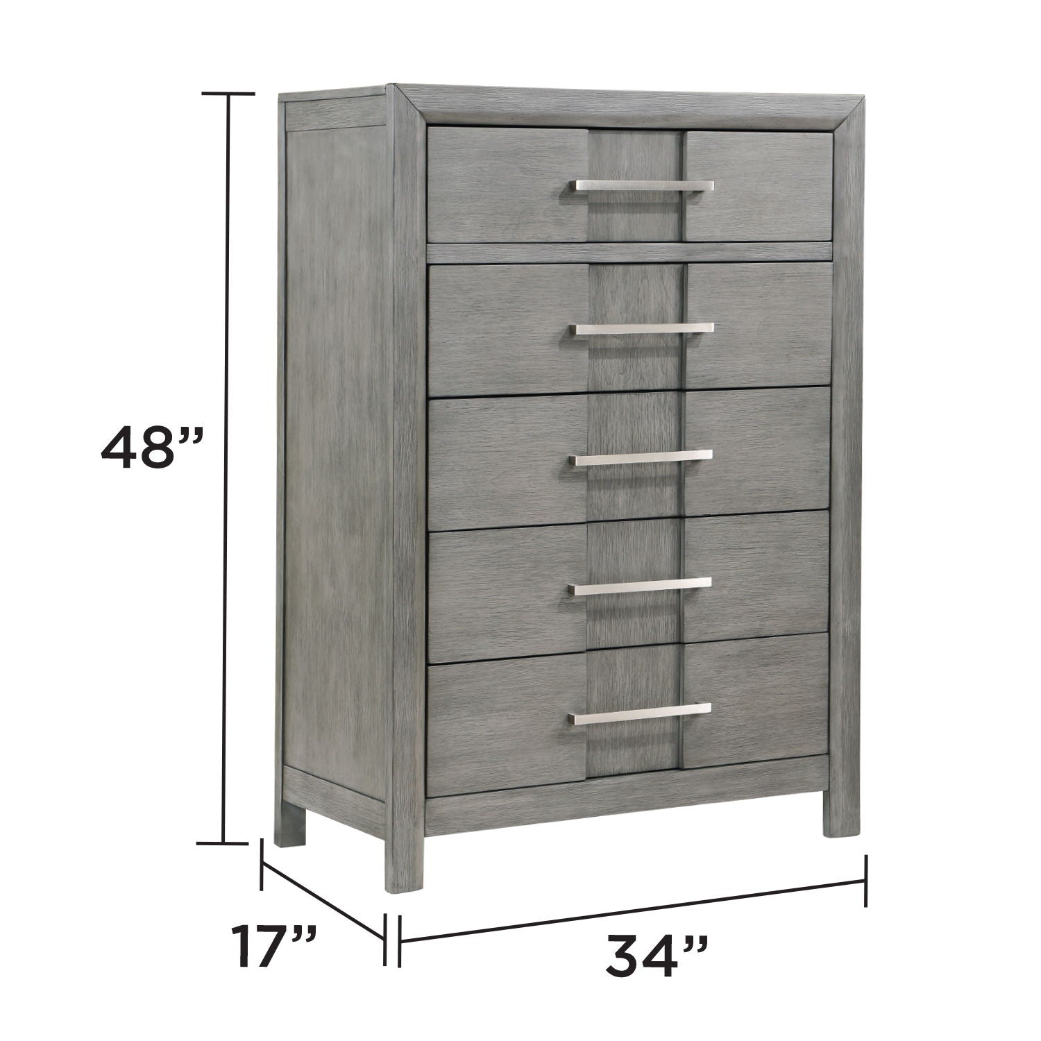 Kenzo - 5 Drawer Chest by HouseOfZazla