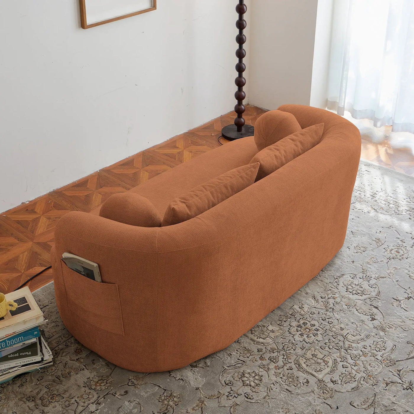Sofa-in-a-Box, Memory Foam 2-Seater Couch by HouseOfZazla