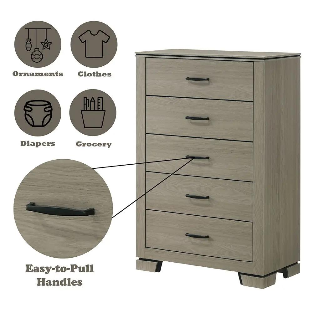 Joanna - Chest - Weathered Gray by Unique Piece Furniture