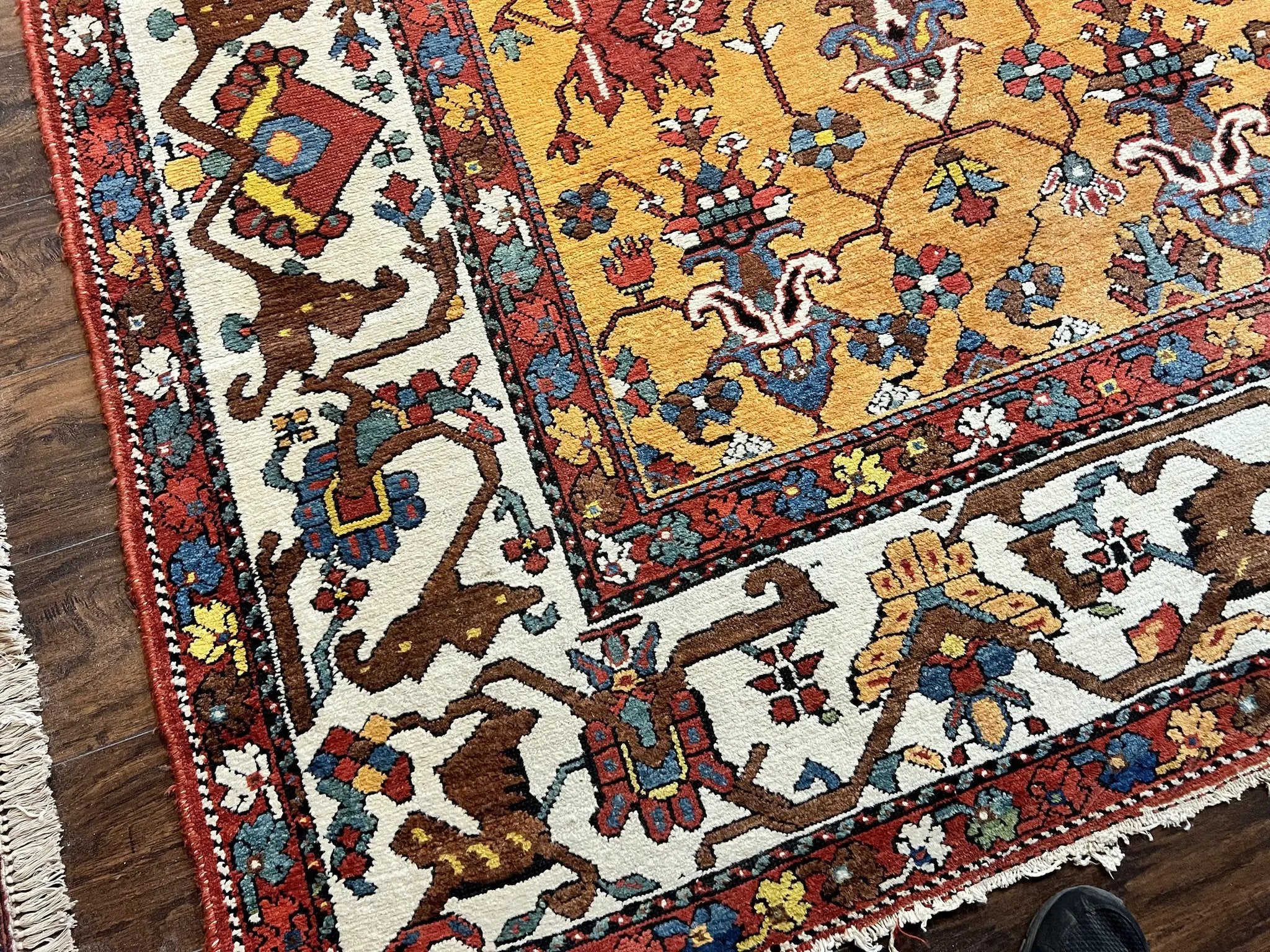 Antique Persian Bakhtiari Rug 14x19 – Rare Palace Size Carpet by Jewel Rugs