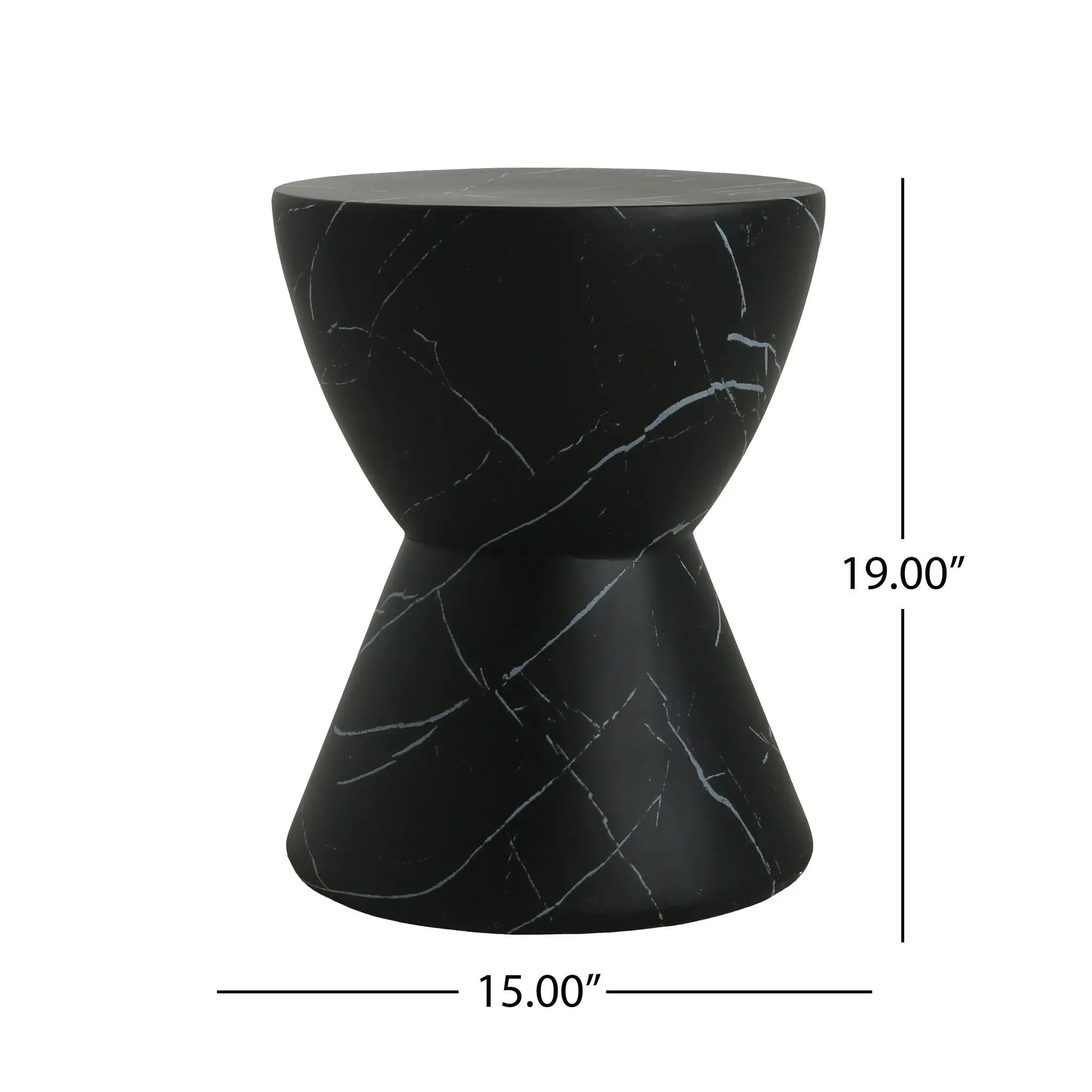 Outdoor Lightweight Concrete Side Table by HouseOfZazla