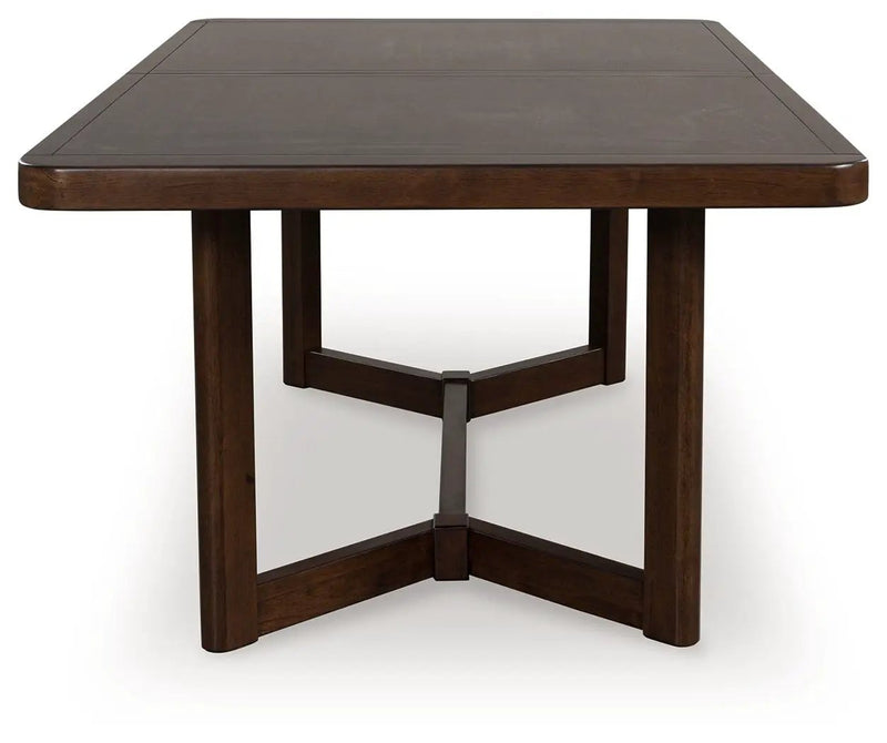 Dilenno - Rectangular Dining Room Extension Table - Dark Brown by Unique Piece Furniture