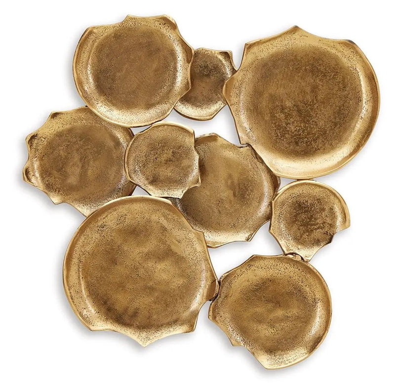 Gageton - Wall Decor - Antique Gold Finish by Unique Piece Furniture
