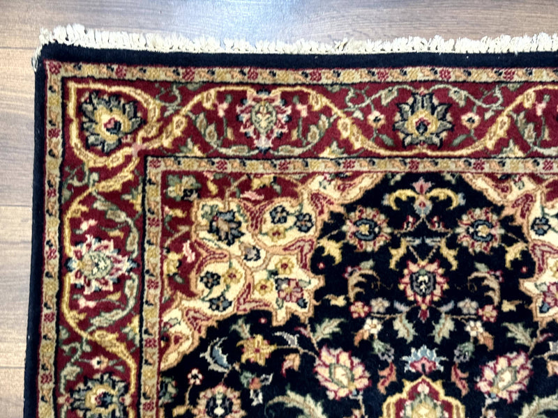 Pak Persian Sarouk Rug 3x5, Navy Blue and Red by Jewel Rugs