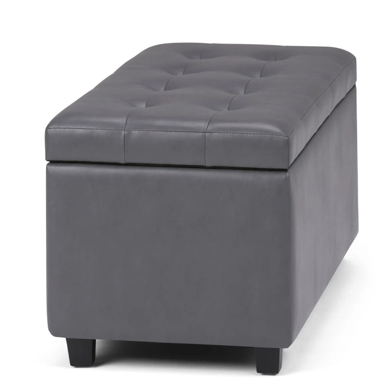 Cosmopolitan - Upholstered Storage Ottoman by HouseOfZazla