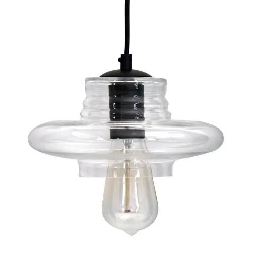 Torus - Saucer Industrial Pendant - Clear by HouseOfZazla