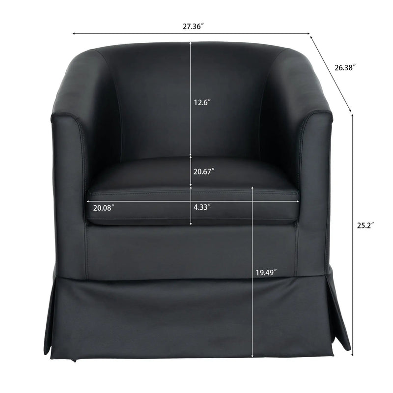27.36" Wide Swivel Chair by HouseOfZazla