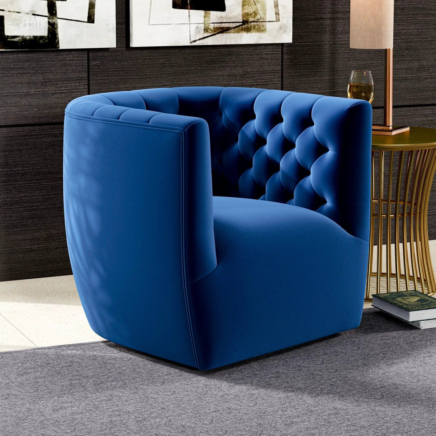 Delaney - Ergonomic Design Swivel Chair by Unique Piece Furniture