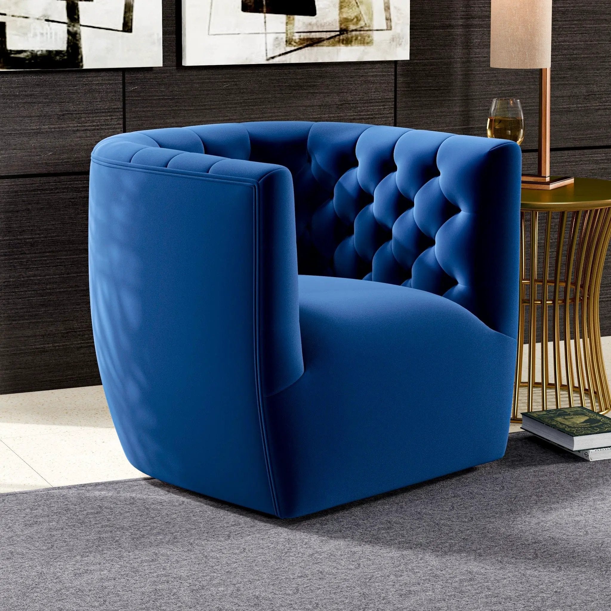 Delaney - Ergonomic Design Swivel Chair by Unique Piece Furniture