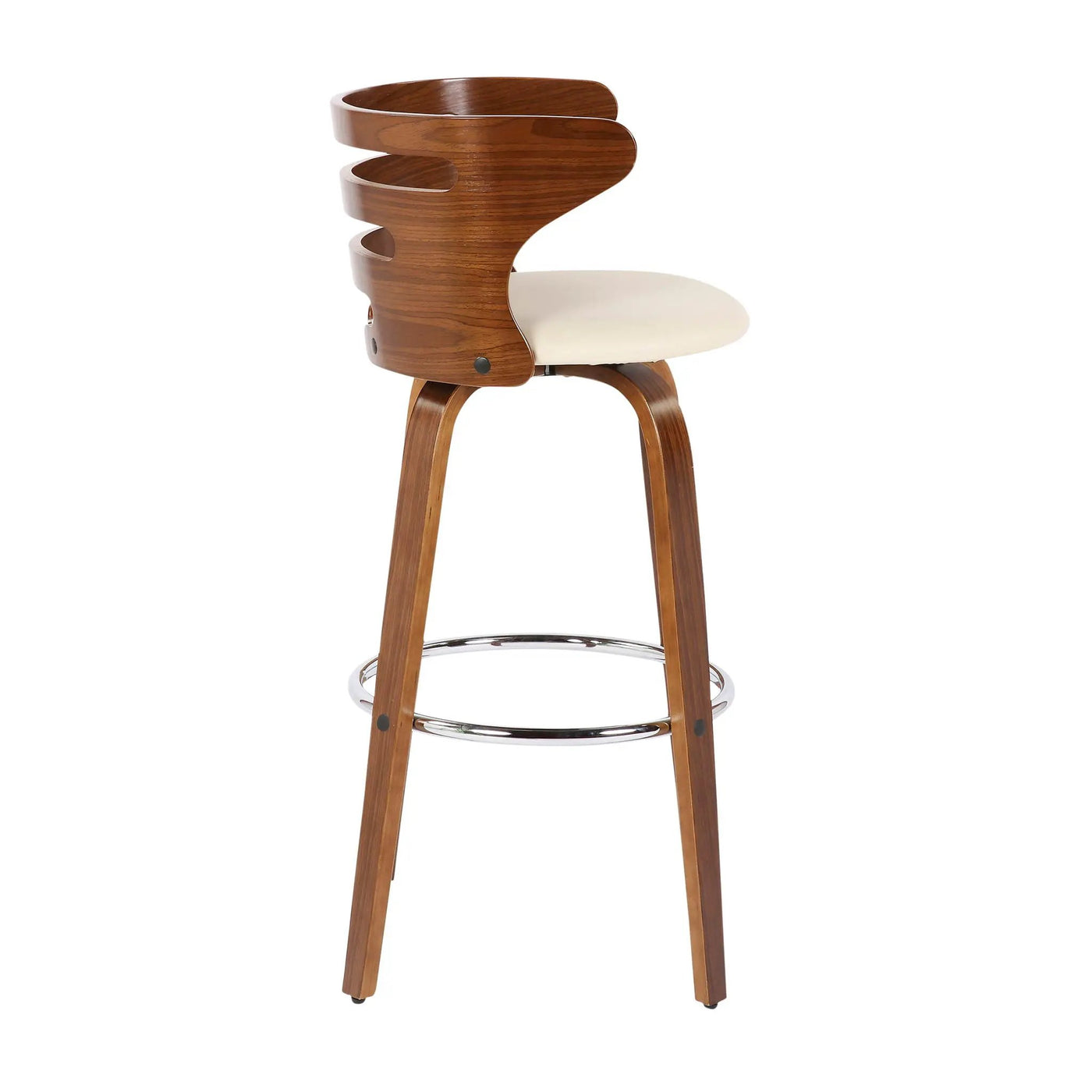 Cosini - Mid Century Modern Fixed Height Barstool With Swivel (Set of 2) by HouseOfZazla