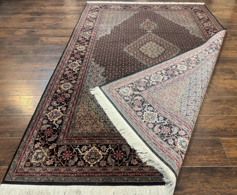 Sino Persian Rug 6x9, Herati Very Fine 400 KPSI, Black by Jewel Rugs