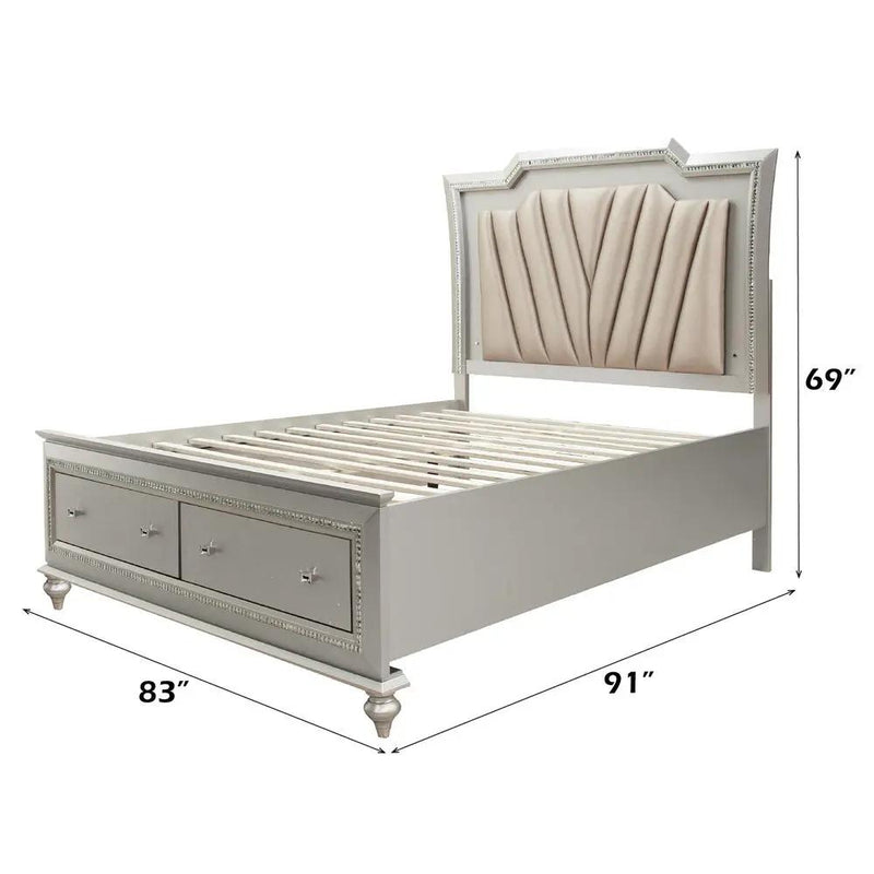 Kaitlyn - Bed (LED HB) by Unique Piece Furniture