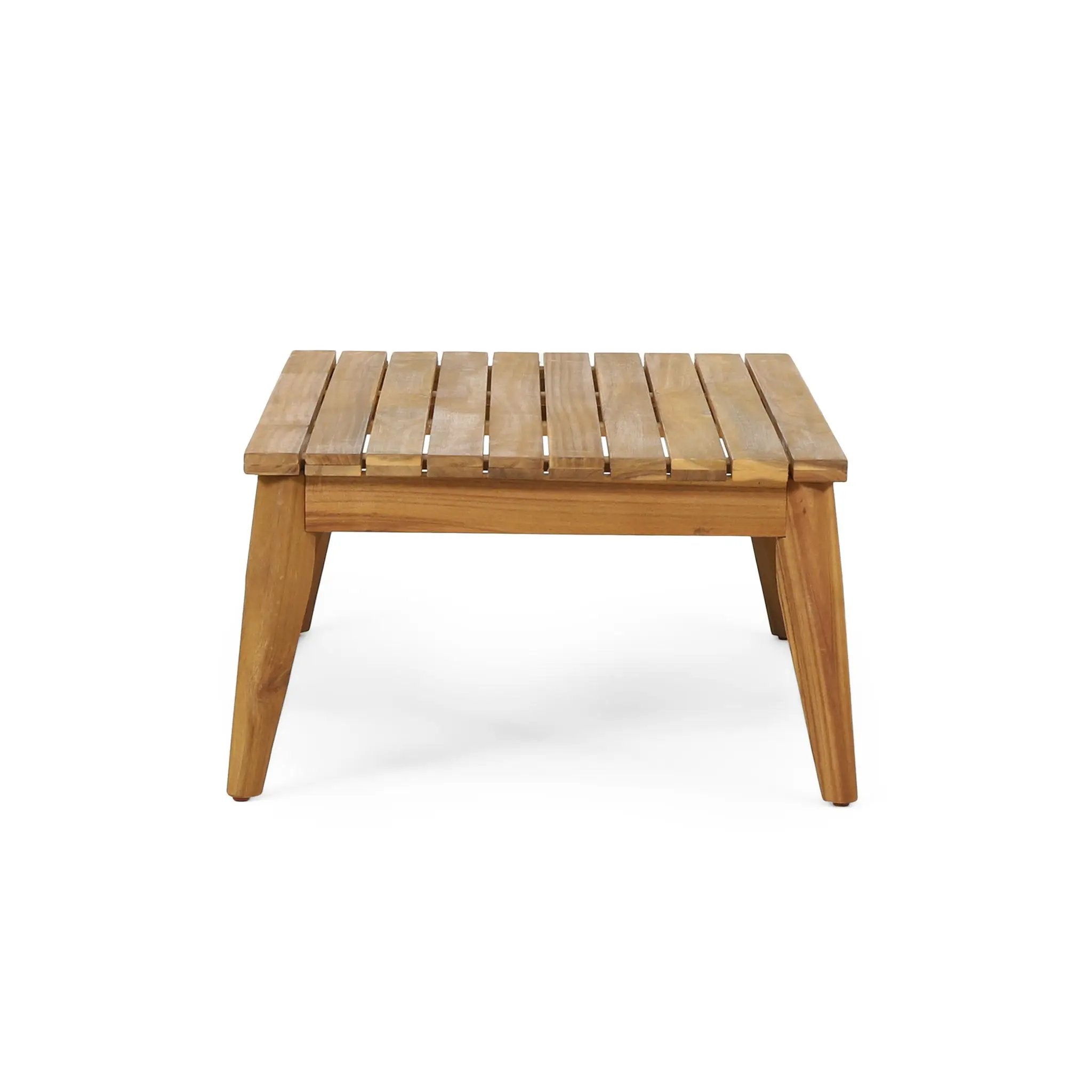 Hueber Outdoor And Rope 4 Seater Chat Set With Cushions - Teak by HouseOfZazla