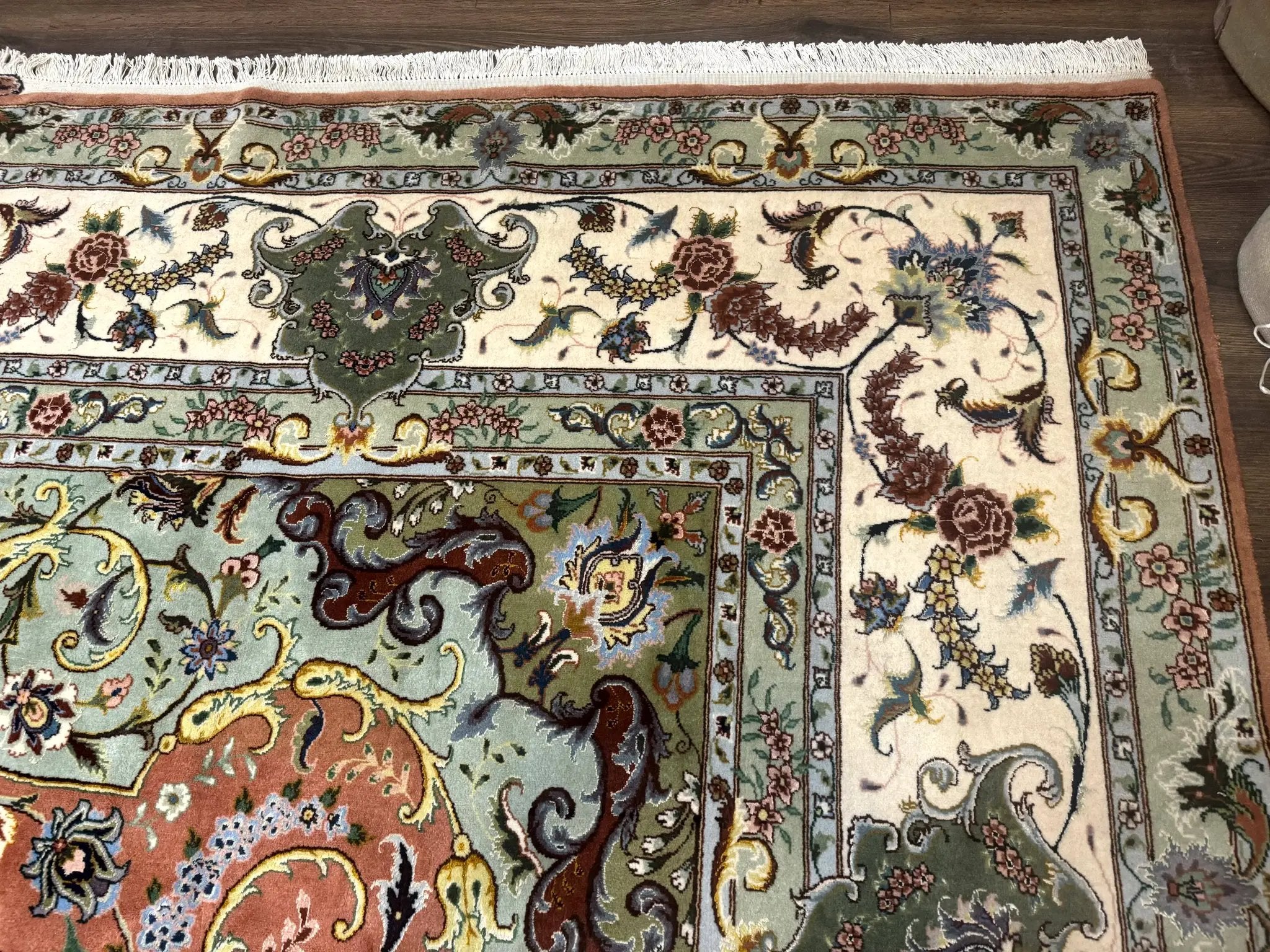 Palace Size Persian Tabriz Rug 12x17, Medallion Carpet, Fine 250 KPSI, Stunning by Jewel Rugs