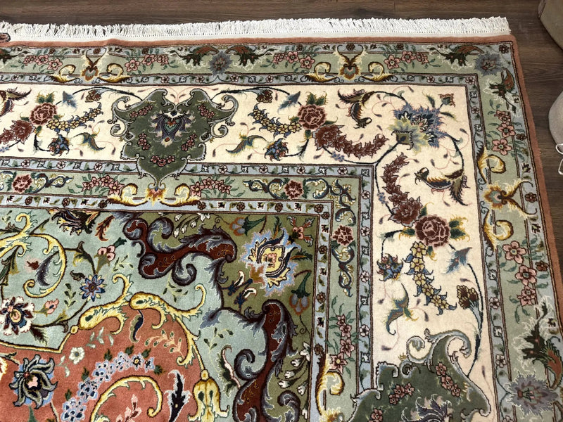 Palace Size Persian Tabriz Rug 12x17, Medallion Carpet, Fine 250 KPSI, Stunning by Jewel Rugs