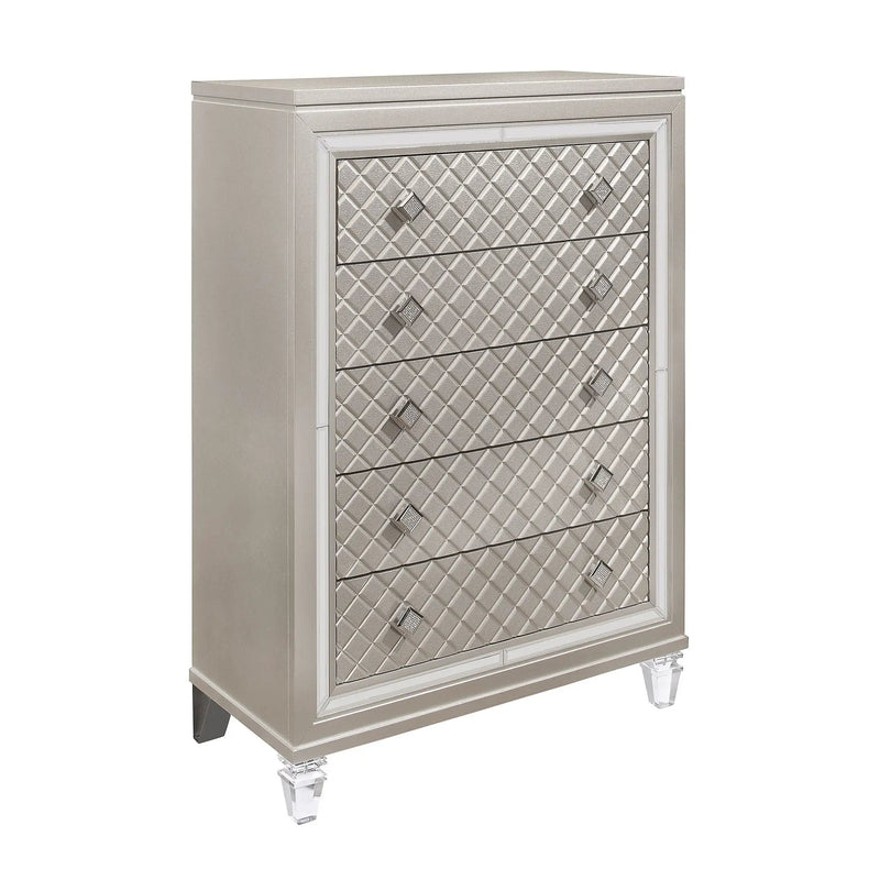 Cross - Glam Chest - Champagne by Unique Piece Furniture