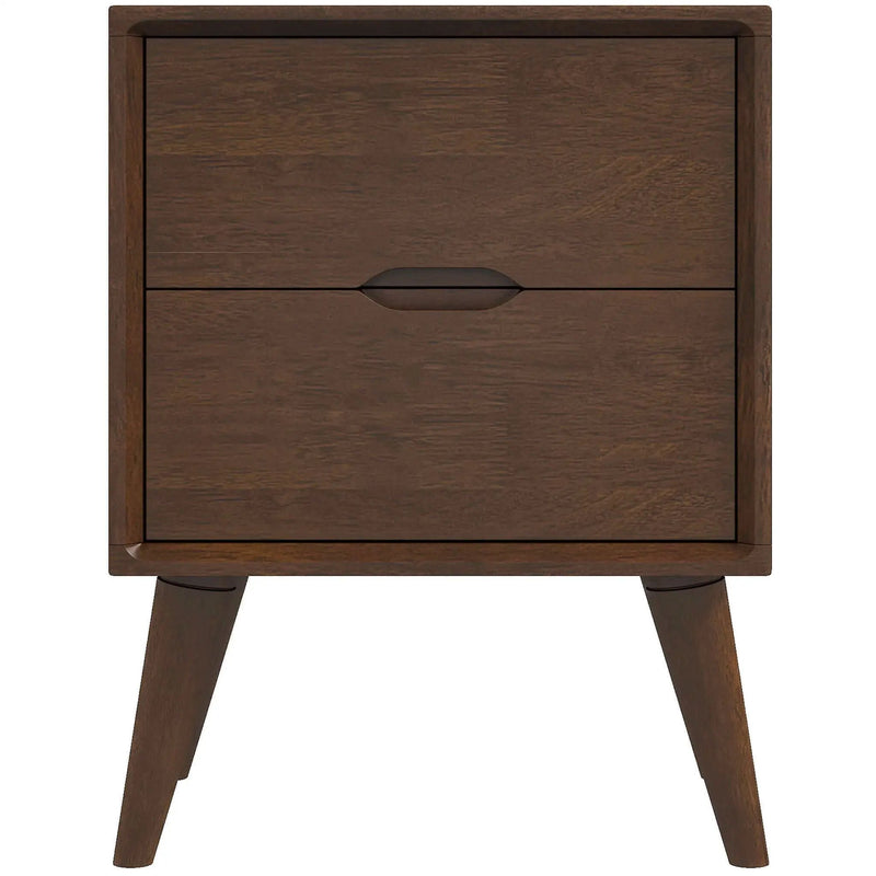 Alexandra - Night Stand With 2 Drawers - Walnut Brown by Unique Piece Furniture