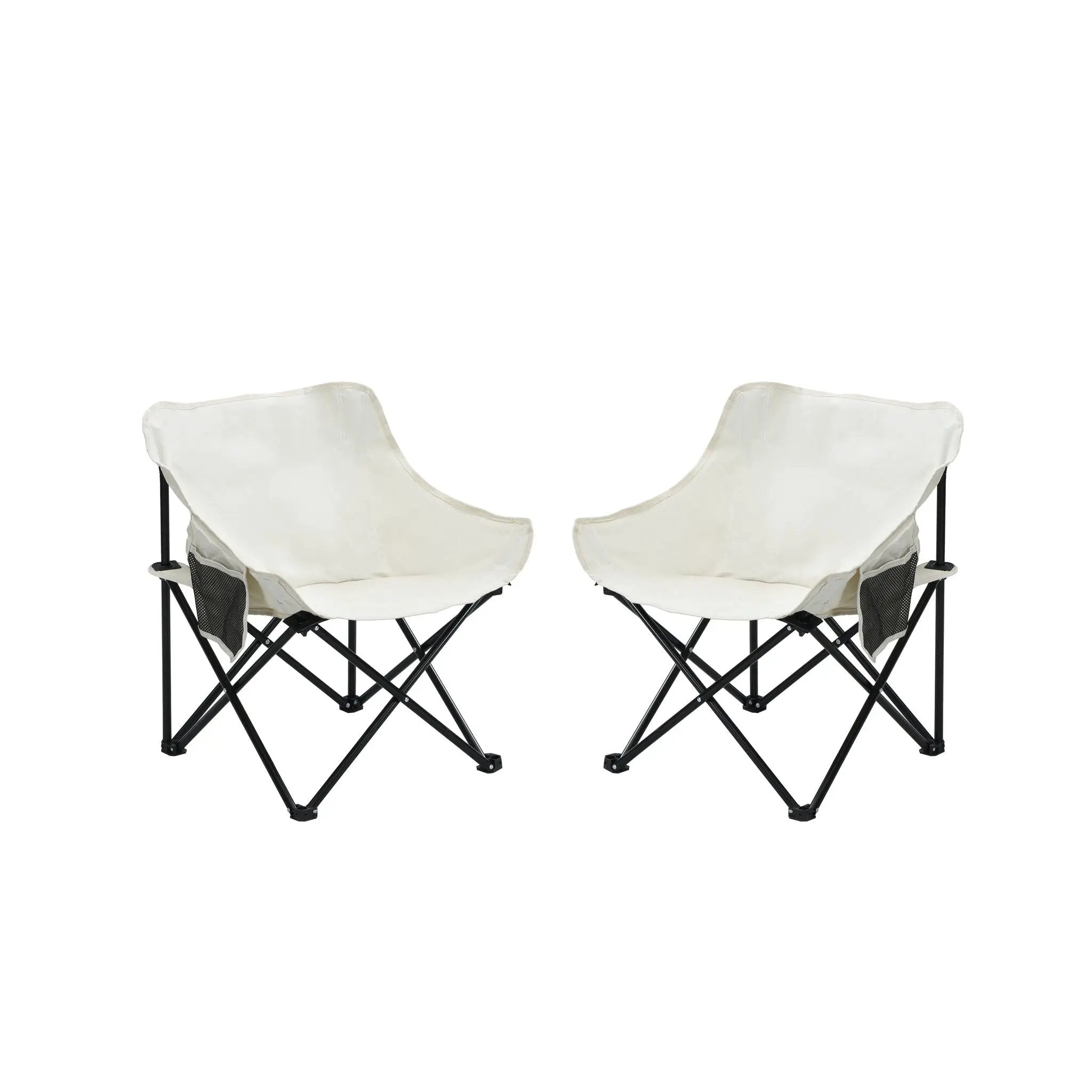 Portable Folding Camping Chairs With Carry Bag (Set of 2) by Unique Piece Furniture