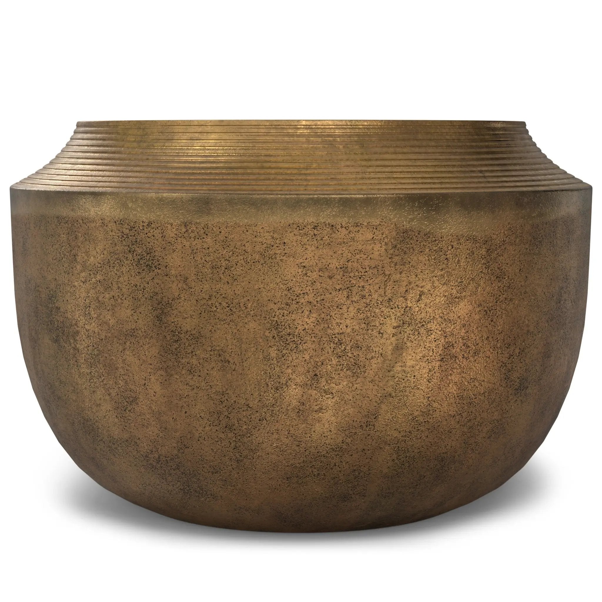 Timmons - Cast Aluminum Coffee Table - Brown by Unique Piece Furniture
