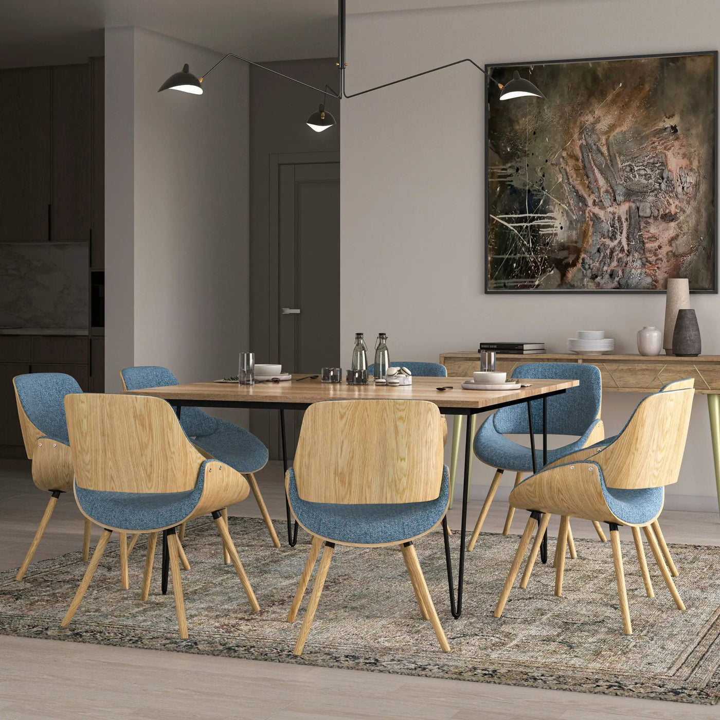 Malden - Bentwood Dining Chair With Wood Back by HouseOfZazla