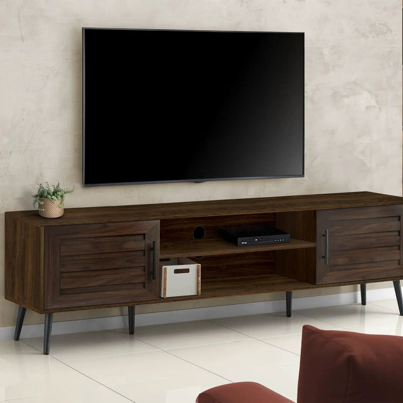 TV Stand, Console, Media Entertainment Center, Storage Cabinet, Transitional by Unique Piece Furniture