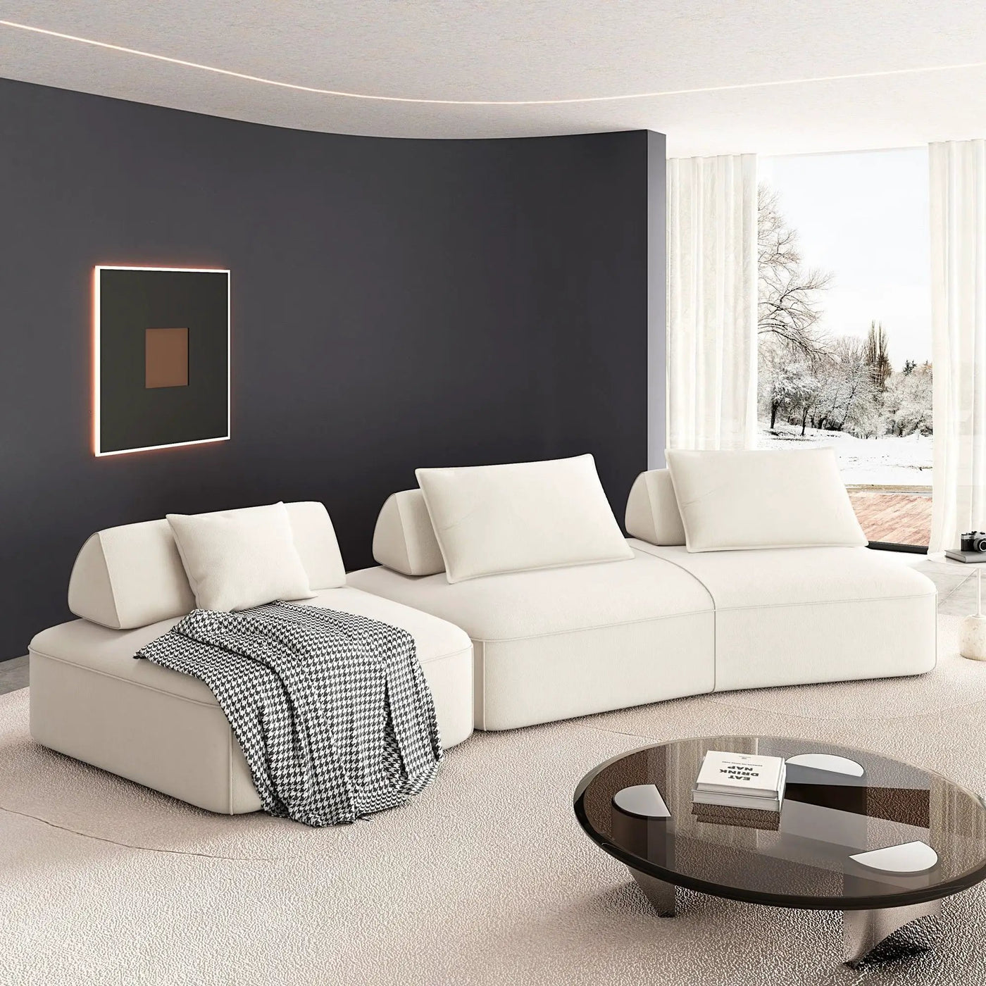 Modern Luxury Oversized Modular Sectional Sofa Set by HouseOfZazla