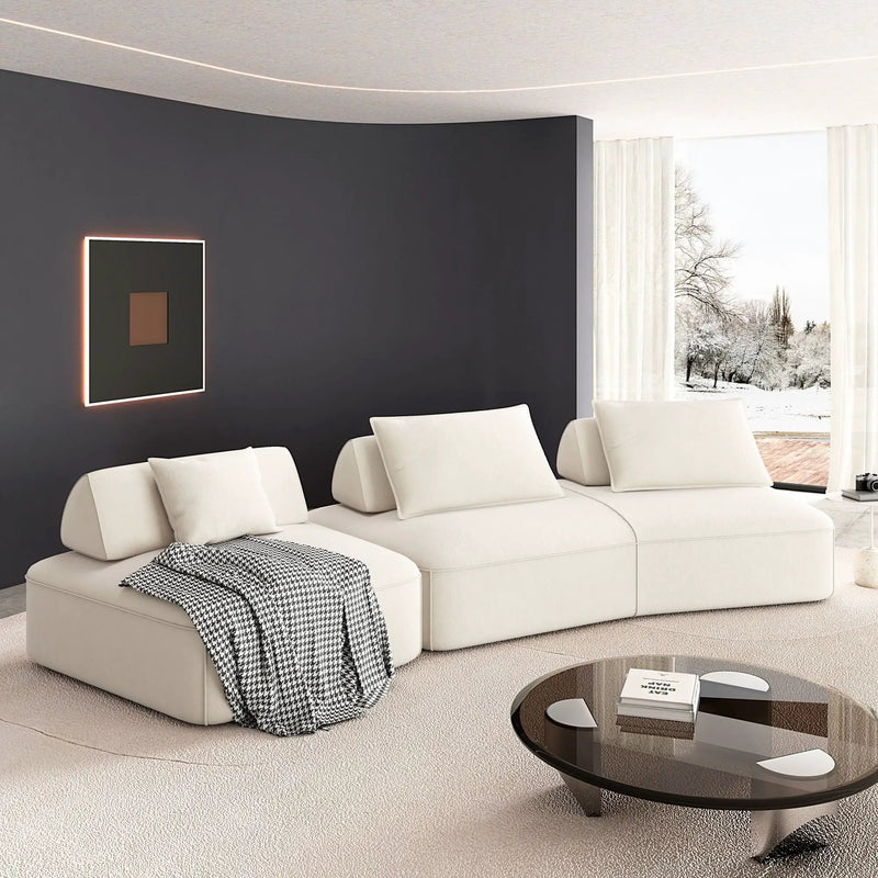 Modern Luxury Oversized Modular Sectional Sofa Set by HouseOfZazla