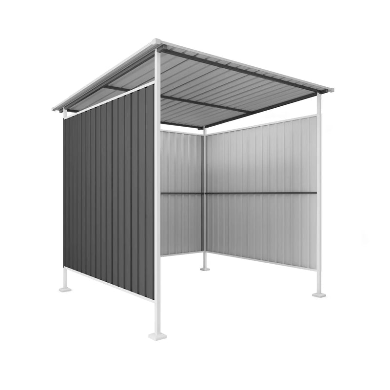 Outdoor Pergola, Bike Storage Shed, Grill Gazebo For Patio - Gray by HouseOfZazla